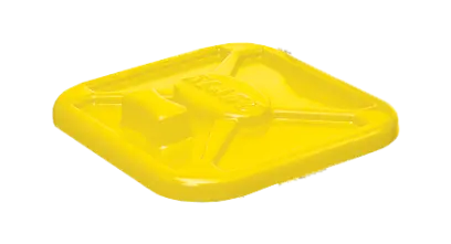 VKM víko malé 38x32 plast - žlutý